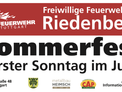 Sommerfest der Freiwilligen Feuerwehr Riedenberg am 6. Juli 2025